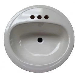 Bootz Industries Laurel Round Drop-In Bathroom Sink in White 15 Bootz Industries Laurel Round Drop-In Bathroom Sink in White -Bathroom Sinks Sales white bootz industries drop in bathroom sinks 021 2435 00 c3 1000