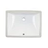 Cahaba 20 in. x 15 in. Glazed Porcelain Bathroom Sink in White -Bathroom Sinks Sales white cahaba undermount bathroom sinks ca425t1813 w 64 1000