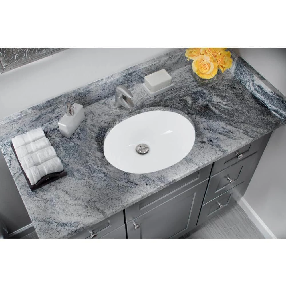 Cahaba 19-1/4 in. x 15-3/4 in. Glazed Porcelain Bathroom Sink in White 4 Cahaba 19-1/4 in. x 15-3/4 in. Glazed Porcelain Bathroom Sink in White - Image 2