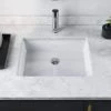 DEERVALLEY 19-3/4 in. Undermount Bathroom Sink in White Vitreous China 1 DEERVALLEY 19-3/4 in. Undermount Bathroom Sink in White Vitreous China -Bathroom Sinks Sales white deervalley undermount bathroom sinks dv 1u201 64 1000