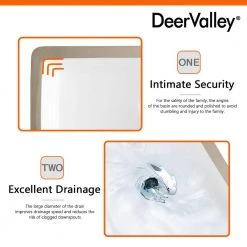 DEERVALLEY 22-1/4 in. Undermount Vitreous China Bathroom Sink in White 18 DEERVALLEY 22-1/4 in. Undermount Vitreous China Bathroom Sink in White -Bathroom Sinks Sales white deervalley undermount bathroom sinks dv 1u202 40 1000
