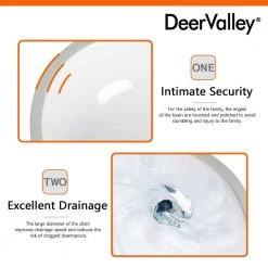 DEERVALLEY 19.49 in. Undermount Bathroom Sink in White Vitreous China -Bathroom Sinks Sales white deervalley undermount bathroom sinks dv 1u305 77 1000