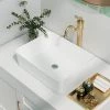 DEERVALLEY Rectangular Bathroom Ceramic Vessel Sink Art Basin in White -Bathroom Sinks Sales white deervalley vessel sinks dv 1v031 64 1000