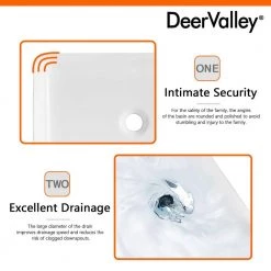 DEERVALLEY Classic Ceramic Rectangular Vessel Sink in White -Bathroom Sinks Sales white deervalley vessel sinks dv 1v032 d4 1000