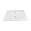 RENOVATORS SUPPLY MANUFACTURING Luke 24 in. Square Drop-In Bathroom Sink in White with Overflow -Bathroom Sinks Sales white drop in bathroom sinks 20336 64 1000