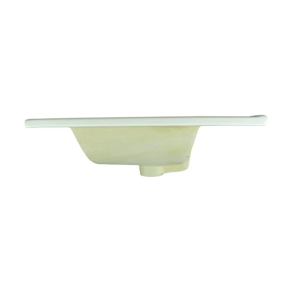 RENOVATORS SUPPLY MANUFACTURING Self-Rimming Square Drop-In Bathroom Sink in White Porcelain (Set of 2) 10 RENOVATORS SUPPLY MANUFACTURING Self-Rimming Square Drop-In Bathroom Sink in White Porcelain (Set of 2) - Image 8