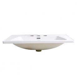 RENOVATORS SUPPLY MANUFACTURING Lydia 31-1/2 in. Square Drop-In Bathroom Sink in White with Overflow -Bathroom Sinks Sales white drop in bathroom sinks 41336 44 1000