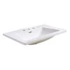RENOVATORS SUPPLY MANUFACTURING Lydia 31-1/2 in. Square Drop-In Bathroom Sink in White with Overflow -Bathroom Sinks Sales white drop in bathroom sinks 41336 64 1000
