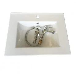 RENOVATORS SUPPLY MANUFACTURING Bo 24 in. Square Drop-In Bathroom Sink in White with Overflow Faucet and Drain 11 RENOVATORS SUPPLY MANUFACTURING Bo 24 in. Square Drop-In Bathroom Sink in White with Overflow Faucet and Drain -Bathroom Sinks Sales white drop in bathroom sinks 50336 77 1000