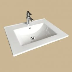 RENOVATORS SUPPLY MANUFACTURING Bo 24 in. Square Drop-In Bathroom Sink in White with Overflow Faucet and Drain 12 RENOVATORS SUPPLY MANUFACTURING Bo 24 in. Square Drop-In Bathroom Sink in White with Overflow Faucet and Drain -Bathroom Sinks Sales white drop in bathroom sinks 50336 c3 1000
