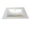 RENOVATORS SUPPLY MANUFACTURING Lee 24 in. Square Drop-In Bathroom Sink in White with Overflow -Bathroom Sinks Sales white drop in bathroom sinks 70336 64 1000