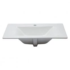 EAGO 7.6 in. Drop-In Sink Basin in White -Bathroom Sinks Sales white eago drop in bathroom sinks bb127 1f 1000