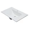 EAGO 7.6 in. Drop-In Sink Basin in White