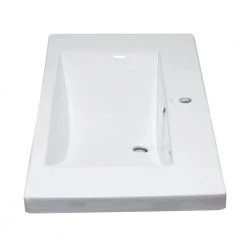EAGO 7.9 in. Drop-In Sink Basin in White 12 EAGO 7.9 in. Drop-In Sink Basin in White -Bathroom Sinks Sales white eago drop in bathroom sinks bh002 44 1000