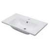 EAGO BH003 8.1 in. Drop in Sink Basin in White -Bathroom Sinks Sales white eago drop in bathroom sinks bh003 64 1000
