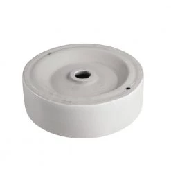 Elanti Round Vessel Bathroom Sink in White -Bathroom Sinks Sales white elanti vessel sinks 1102 1f 1000