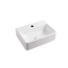 Elanti Wall-Mounted Bathroom Sink in White 2 Elanti Wall-Mounted Bathroom Sink in White -Bathroom Sinks Sales white elanti wall mount sinks ec1808 64 1000