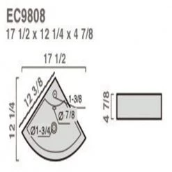 Elanti Wall-Mounted Corner Bathroom Sink in White -Bathroom Sinks Sales white elanti wall mount sinks ec9808 76 1000