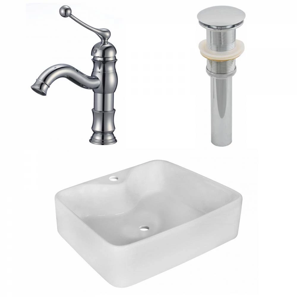 Unbranded 16-Gauge-Sinks 14.3 in. Undermount Bathroom Sink in White 7 Unbranded 16-Gauge-Sinks 14.3 in. Undermount Bathroom Sink in White - Image 5