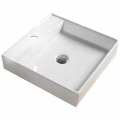 Unbranded 16-Gauge-Sinks Vessel Sink in White