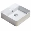 Unbranded 16-Gauge-Sinks Vessel Sink in White -Bathroom Sinks Sales white enamel glaze vessel sinks 16gs 28180 64 1000