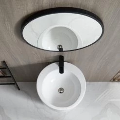 Eridanus 33 in. Tall Round Ceramic Pedestal Sink with Overflow and Pop-Up Drain -Bathroom Sinks Sales white eridanus pedestal sinks junxlp 091 e1 1000