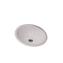 Filament Design Cantrio Oval Drop-In Bathroom Sink in White