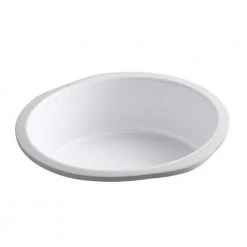 KOHLER Verticyl Under-Mounted Bathroom Sink in White