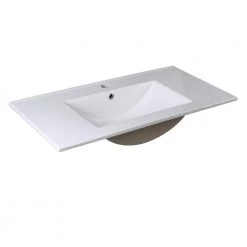 Fresca Torino 36 in. Drop-In Ceramic Bathroom Sink in White with Integrated Bowl 8 Fresca Torino 36 in. Drop-In Ceramic Bathroom Sink in White with Integrated Bowl -Bathroom Sinks Sales white fresca drop in bathroom sinks fvs6236wh 4f 1000