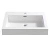 Fresca Nano 24 in. Drop-In Acrylic Bathroom Sink in White with Integrated Bowl 2 Fresca Nano 24 in. Drop-In Acrylic Bathroom Sink in White with Integrated Bowl -Bathroom Sinks Sales white fresca drop in bathroom sinks fvs8006wh 64 1000
