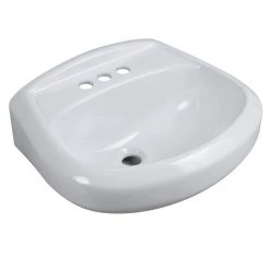 Bathroom Sinks Sales 4 Glacier Bay Petite Aragon 8-3/8 in. Pedestal Sink Basin in White