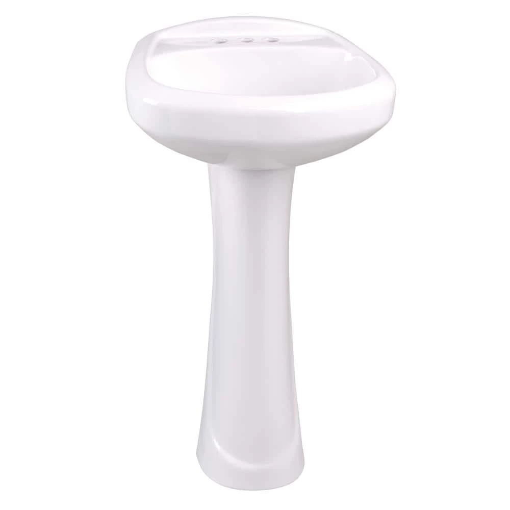 Glacier Bay Shelburne/Petite Aragon Pedestal in White 10 Glacier Bay Shelburne/Petite Aragon Pedestal in White - Image 8