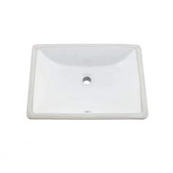 IPT Sink Company Rectangular Glazed Ceramic Undermount Bathroom Vanity Sink in White -Bathroom Sinks Sales white ipt sink company undermount bathroom sinks ipt1813w c3 1000