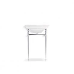 KOHLER Memoirs Stately 24.5 in. x 4 in. Centerset Console Sink Basin in White -Bathroom Sinks Sales white kohler console sinks k 29999 4 0 40 1000