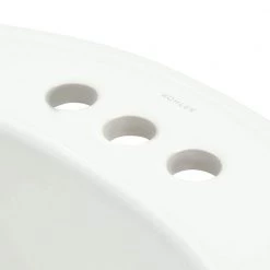 KOHLER Pennington Drop-In Vitreous China Bathroom Sink with Overflow Drain in White -Bathroom Sinks Sales white kohler drop in bathroom sinks k 2196 4 0 1d 1000