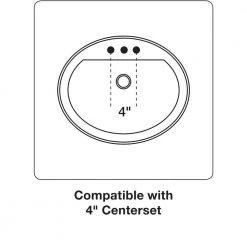 KOHLER Pennington Drop-In Vitreous China Bathroom Sink with Overflow Drain in White -Bathroom Sinks Sales white kohler drop in bathroom sinks k 2196 4 0 c3 1000