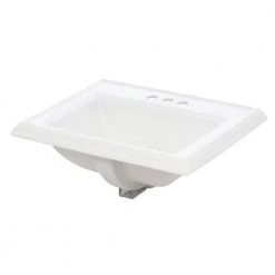 KOHLER Memoirs Classic Drop-In Vitreous China Bathroom Sink in White with Overflow Drain -Bathroom Sinks Sales white kohler drop in bathroom sinks k 2241 4 0 40 1000