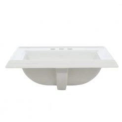 KOHLER Memoirs Classic Drop-In Vitreous China Bathroom Sink in White with Overflow Drain -Bathroom Sinks Sales white kohler drop in bathroom sinks k 2241 4 0 4f 1000