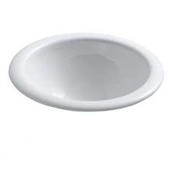 KOHLER Compass Drop-In Vitreous China Bathroom Sink in White