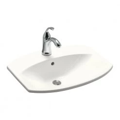 KOHLER Cimarron Drop-In Vitreous China Bathroom Sink in White -Bathroom Sinks Sales white kohler drop in bathroom sinks k 2351 1 0 40 1000