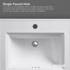 KOHLER Cimarron Drop-In Vitreous China Bathroom Sink in White -Bathroom Sinks Sales white kohler drop in bathroom sinks k 2351 1 0 d4 1000