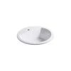 KOHLER Bryant Drop-in Bathroom Sink in White -Bathroom Sinks Sales white kohler drop in bathroom sinks k 2714 1 0 64 1000