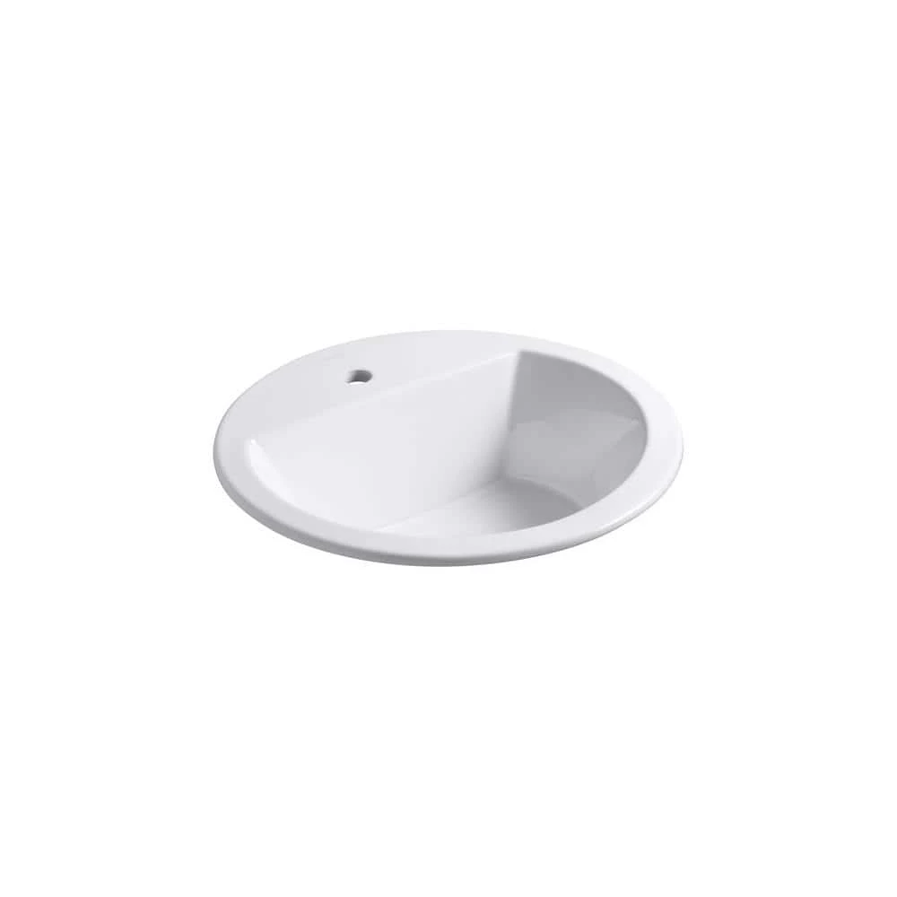 KOHLER Bryant Drop-in Bathroom Sink in White 3 KOHLER Bryant Drop-in Bathroom Sink in White