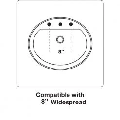 KOHLER Archer Drop-In Vitreous China Bathroom Sink in White with Overflow Drain -Bathroom Sinks Sales white kohler drop in bathroom sinks k r2356 8 0 4f 1000