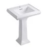 KOHLER Memoirs Classic Ceramic Pedestal Combo Bathroom Sink in White with Overflow Drain 1 KOHLER Memoirs Classic Ceramic Pedestal Combo Bathroom Sink in White with Overflow Drain -Bathroom Sinks Sales white kohler pedestal sinks k 2238 1 0 64 1000