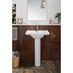 KOHLER Veer Vitreous China Pedestal in White -Bathroom Sinks Sales white kohler pedestal sinks k 5246 0 66 1000