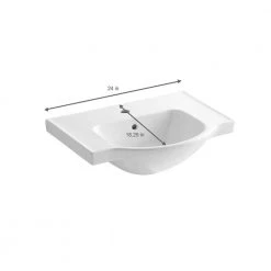 KOHLER Veer 24 in. Vitreous China Pedestal Sink Basin in White with Overflow Drain -Bathroom Sinks Sales white kohler pedestal sinks k 5248 1 0 e1 1000