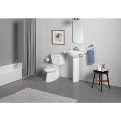 KOHLER Veer 24 in. Vitreous China Pedestal Sink Basin in White with Overflow Drain -Bathroom Sinks Sales white kohler pedestal sinks k 5248 4 0 a0 1000