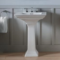 KOHLER Memoirs Ceramic Lavatory Pedestal in White -Bathroom Sinks Sales white kohler pedestal sinks k r2267 0 40 1000