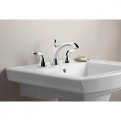 KOHLER Archer 7.87 in. Vitreous China Pedestal Sink Basin in White with Overflow Drain -Bathroom Sinks Sales white kohler pedestal sinks k r2358 8 0 1d 1000
